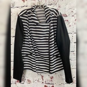 MAURICES Stripe Zip Up Jacket